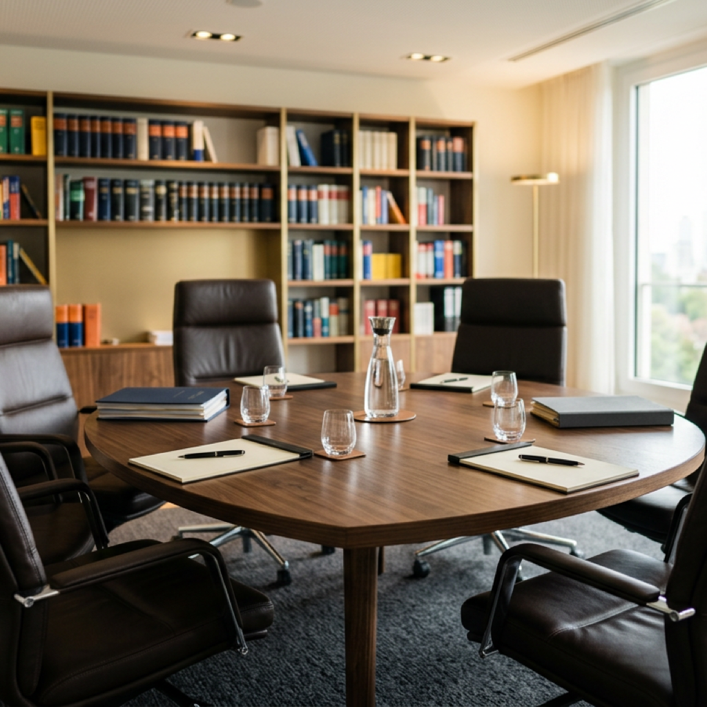 Team und Beratung: Besprechungsplätze in der Kanzlei für Mandantinnen und Mandanten
